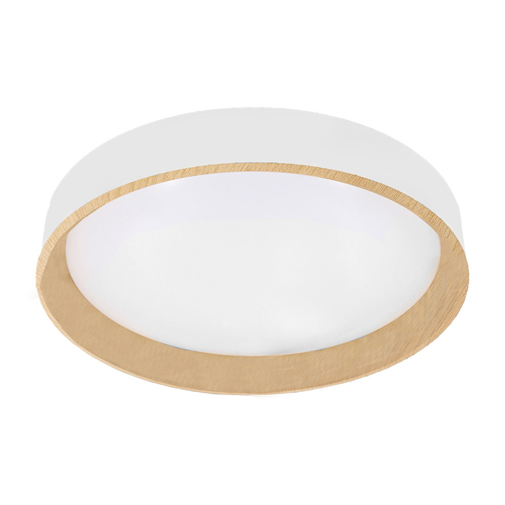 Plafon Morgan 60w 3000-4200-6500k Blanco/haya 7,5x50x50cm 5400lm C/remoto y Reg.intensidad