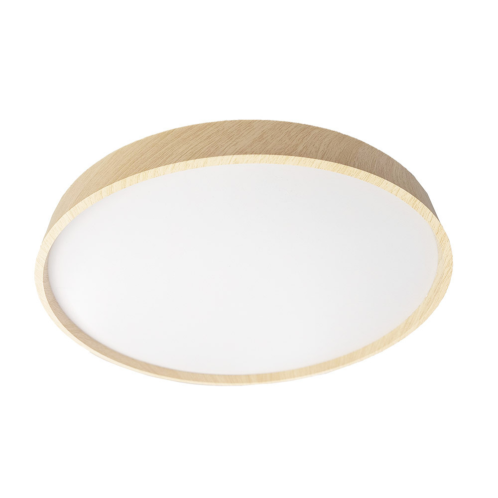 Plafon Kiara 40w 3000-4200-6500k Blanco/haya 5,5x40x40cm 3600lm C/remoto