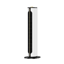 Termoventilador Vertical Ceramico Ptc 1500w Canada Blanco/negro 2portencias 3funciones Termost.seg.antivuelco 61,5x18x18cm