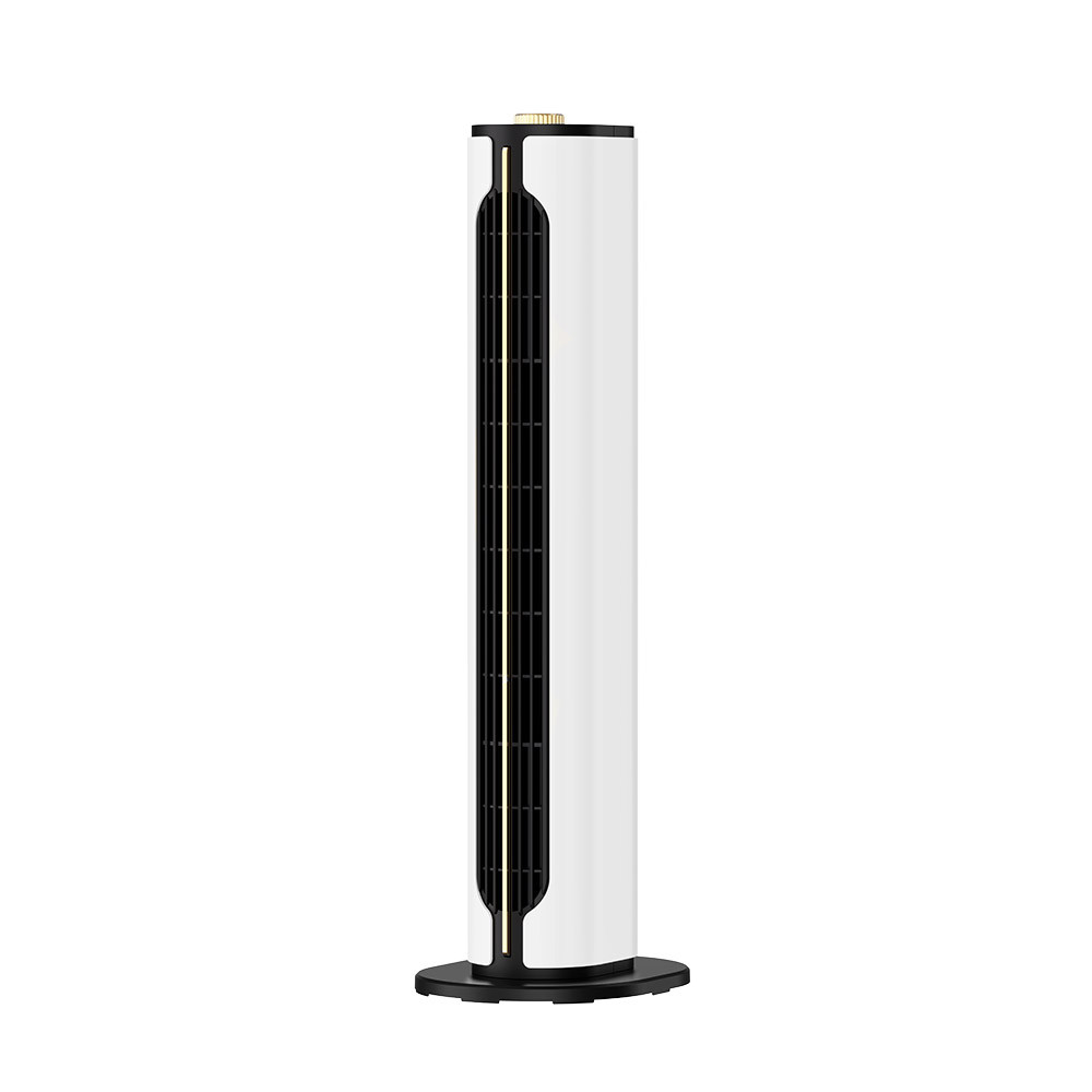 Termoventilador Vertical Ceramico Ptc 1500w Canada Blanco/negro 2portencias 3funciones Termost.seg.antivuelco 61,5x18x18cm