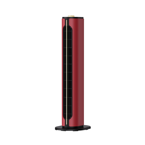 Termoventilador vertical ceramico Ptc 1500w Canada Rojonegro 2potencias 3funciones Termostsegantivuelco 615x18x18cm