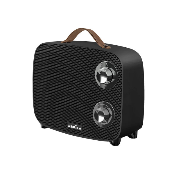 Termoventilador Ceramico Ptc Corcega 1500w Negrocromo 2potencias 3funciones Corte Termico segantivuelco 21x23x136 Cm
