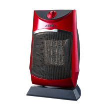 Termoventilador Ceramico PTC Calidez 1500w Rojo 2potencias 3funciones Protecc.reg.seguridad, Antivuelco 32,5x20x17cm