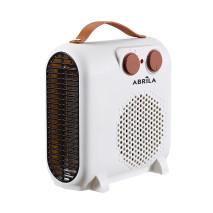 Termoventilador Elect.tundra 2000w Blanco/marron 2potencias  3Funciones Protecc.seg.luz Ind.24,8x23,3x11,7cm