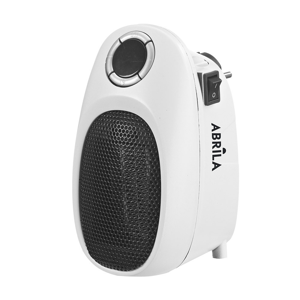 Mini Termoventilador Ceramico Malasia 500w Blanco Temperatura Reg,temporizador Seguridad Display 16x9x12cm