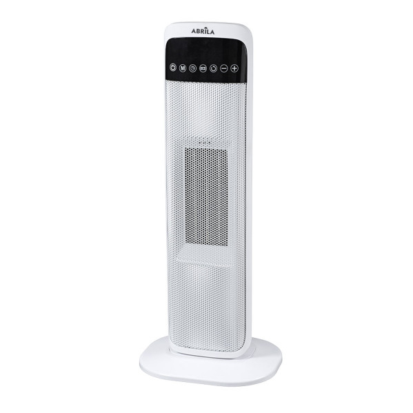 Termoventilador Ceramico Vertical Guadalupe 2000w Blanco/negro 2potencias oscilante Antivuelco C/remoto 62x21x15cm