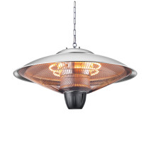 Calefactor Exterior Colgante Koel 2000w Plata 2potencias Ip34 100x60x60 Cm
