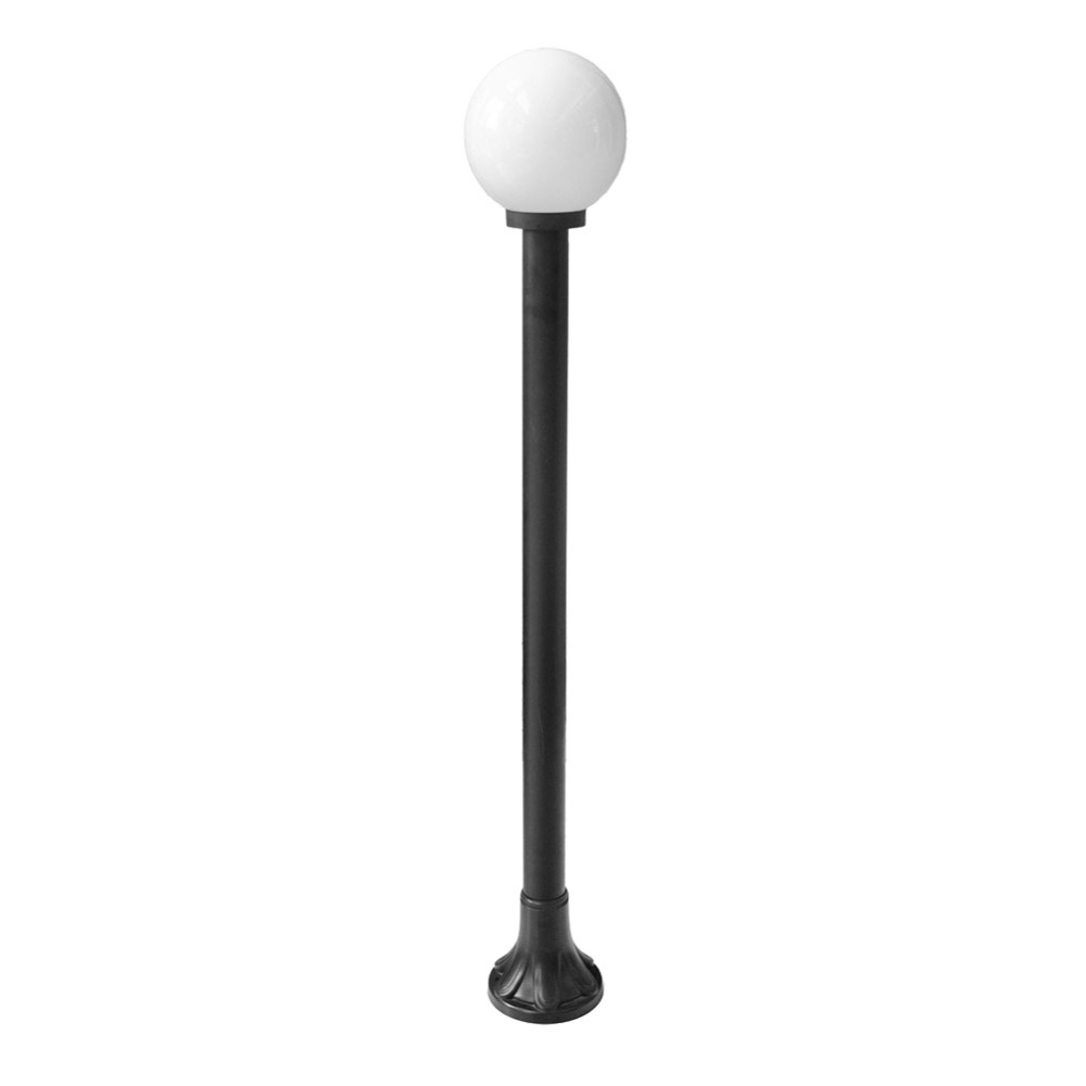 Farola Peq. Exterior Abanto 1xe27 Negro Ip44 130x20x20 Cm