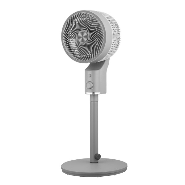 Ventilador De Pie Talamo Griscromo 50w 3vel Regx33x33cm Oscilante Fijo Y Rotatorio