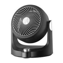 Ventilador Sobremesa Cartago Negro/plata 40w 3vel 3asp  Orientable 28,3x25,7x19cm