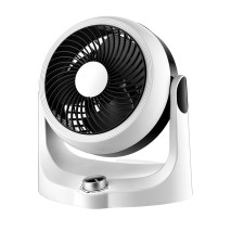 Ventilador Sobremesa Cartago Blanco/negro 40w 3vel 3asp  Orientable 28,3x25,7x19cm