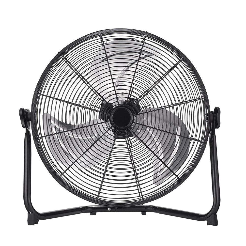 Ventilador Industrial Midas 120w Negro/cromo 55d 3 Velocidades,orientable 59x62x22 Cm