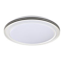 Plafon Yunke 144w 3000-4000-6000k Blanco/Negro 50d Reg.in 11520lm C/remoto