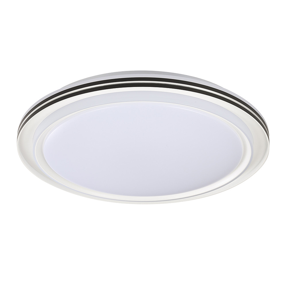 Plafon Yunke 72w 3000-4000-6000k Blanco/Negro 40d Reg.int 6480lm C/remoto