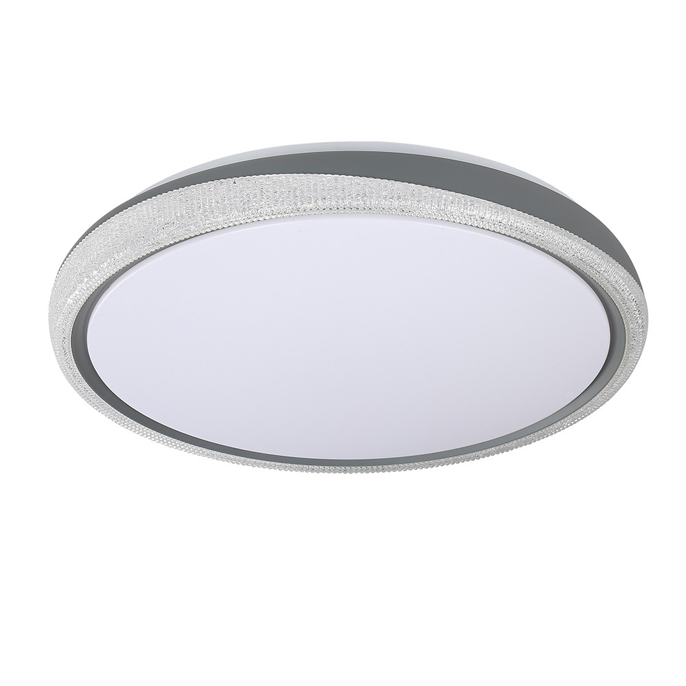 Plafon Charro 72w 3000-4000-6000k Gris 40d Reg.intensidad 6480lm C/remoto