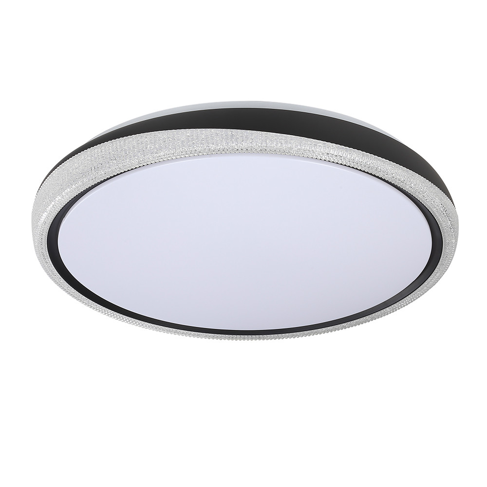 Plafon Charro 144w 3000-4000-6000k Negro 50d Rg.intensidad 11520lm C/remoto