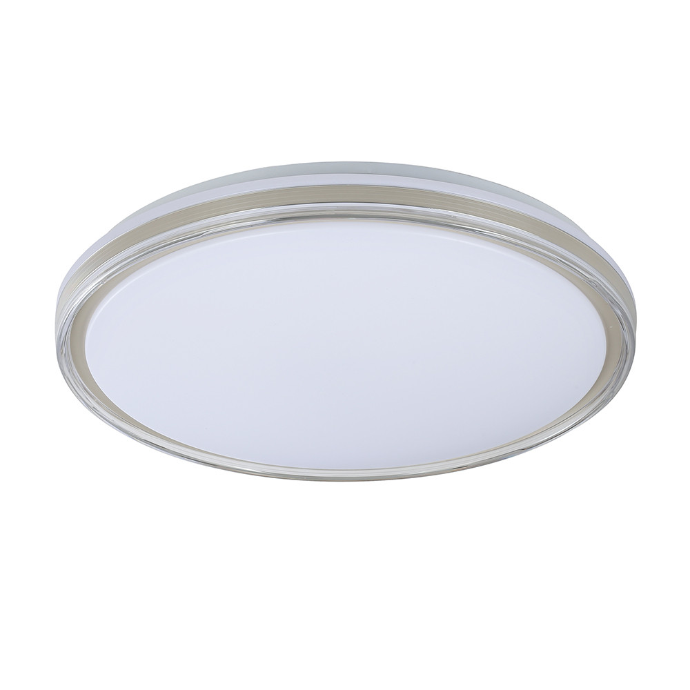 Plafon Nevado 72w 3000-4000-6000k Blanco/Champan 40d Regulable Intensidad 6480lm C/remoto