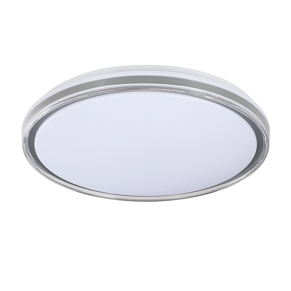 Plafon Nevado 72w 3000-4000-6000k Blanco/Gris 40d Reg.intensidad 6480lm C/remoto