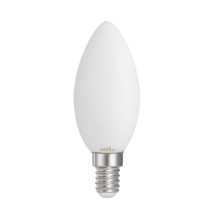 Bombilla Vela Filam.opal 4w 6000k Abrila E14  360lm 9,7x3,5x3,5cm
