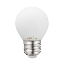 Bombilla Esferica Filam.opal 4w 6000k Abrila E27  360lm  7,2x4,5x4,5 Cm