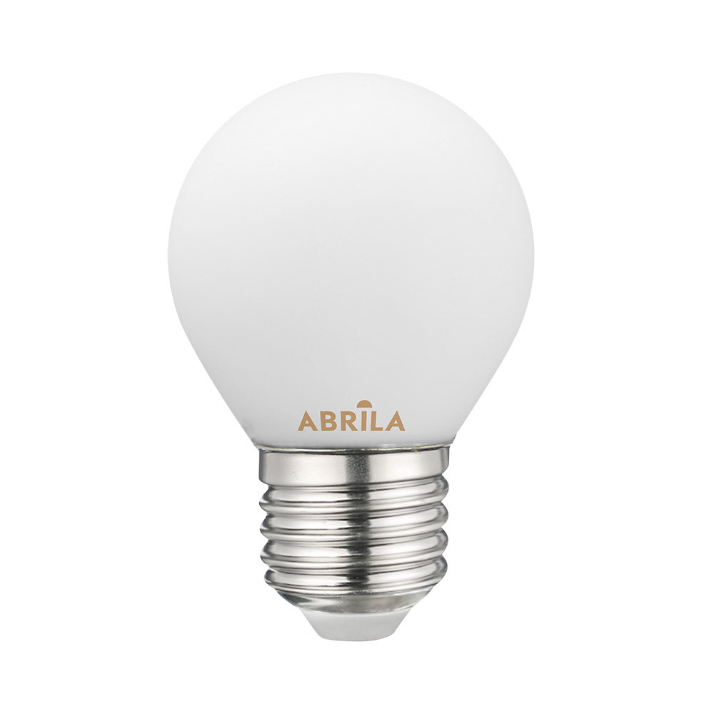 Bombilla Esferica Filam.opal 4w 6000k Abrila E27 360lm 7,2x4,5x4,5 Cm