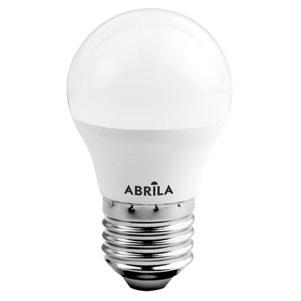 Bombilla Esferica 7w 3000k Abrila E27 630lm 9x4,5x4,5 Cm