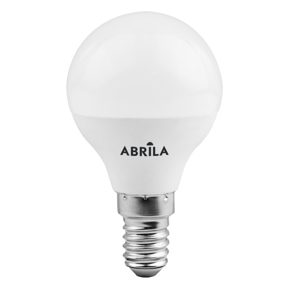 Bombilla Esferica 7w 3000k Abrila E14 630lm 9x4,5x4,5 Cm