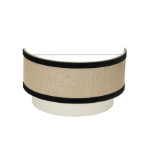 Aplique Cornalina 1xe27 Beis/negro  30d