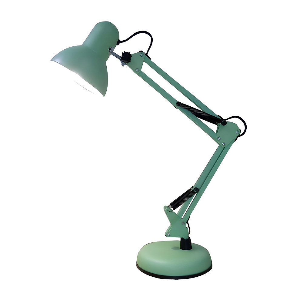 Flexo Articulado Viar 1xe27 Verde 55x12,5x14cm