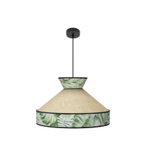 Colgante Constantinopla 1xe27 Beis/verde Regx50d