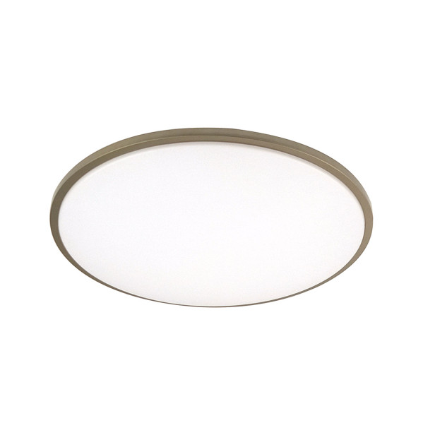 Plafon Eglon 36w 3000-4000-6500k Blanco/Cuero 3528lm 6,5x39x39cm C/remoto Y Reg.intensidad