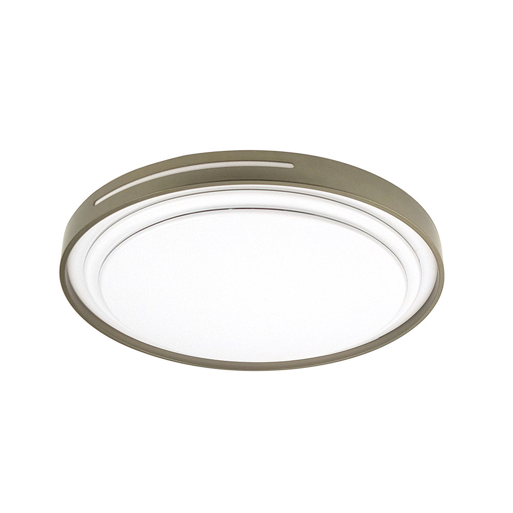 Plafon Argus 60w 3000-4000-6500k Blanco/Cuero 5880lm 8x49x49cm C/remoto Y Reg.intensidad