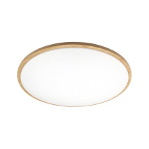 Plafon Eglon 60w 3000-4000-6500k Blanco/Madera 5880lm 8x49x49cm C/remoto Y Reg.intensidad