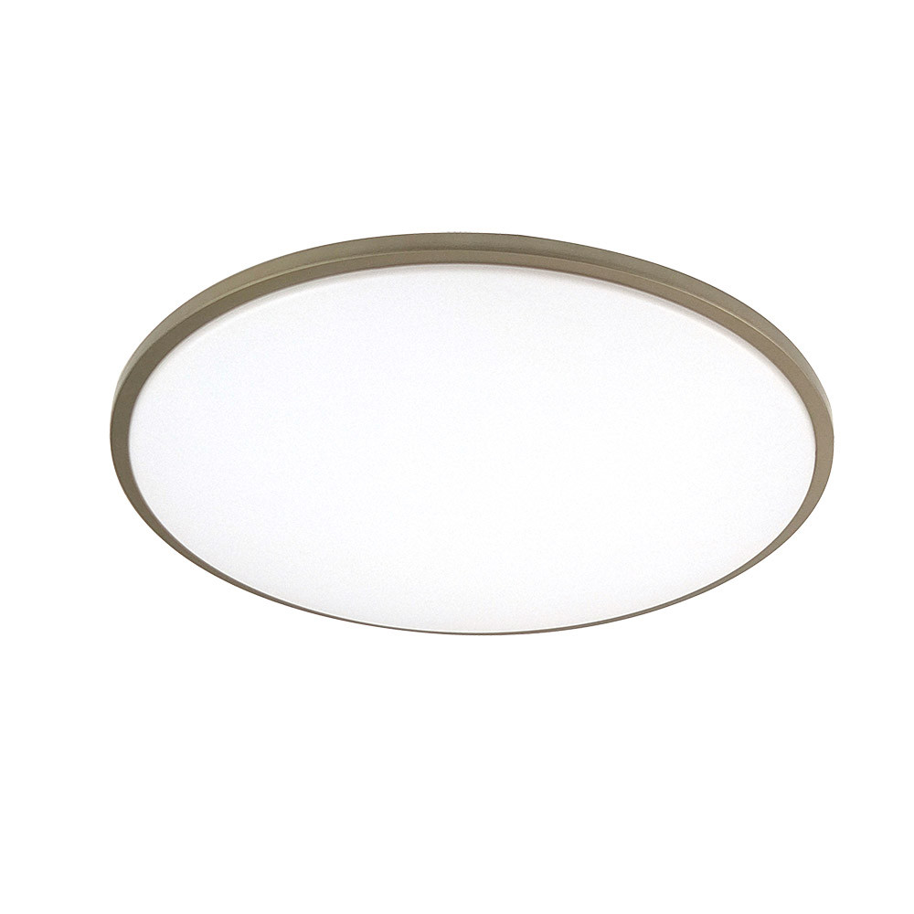 Plafon Eglon 60w 3000-4000-6500k Blanco/Cuero 5880lm 8x49x49cm C/remoto Y Reg.intensidad