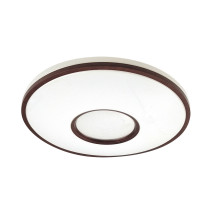 Plafon Perote 60w 3000-4000-6500k Blanco/Marron 5880lm 8x49x49cm C/remoto Y Reg.intensidad