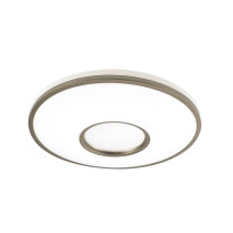 Plafon Perote 36w 3000-4000-6500k Blanco/Cuero 3528lm 7,5x39x39cm C/remoto Y Reg.intensidad