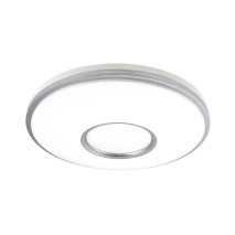 Plafon Perote 36w 3000-4000-6500k Blanco/Plata 3528lm 7,5x39x39cm C/remoto Y Reg.intensidad