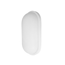 Aplique 18w 6500k Pirineo Oval Blanco Ip54 1764lm 26x14,5x6,5cm