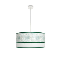 Colgante Caledonia 3xe27 Blanco/verde Regx60x60cm