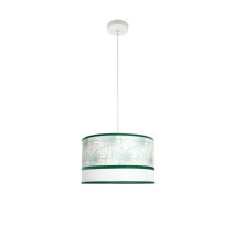 Colgante Caledonia 1xe27 Blanco/verde Regx40d