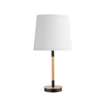 Sobremesa Alondra 1xe14 Negro-haya/blanco 45x25x25cm