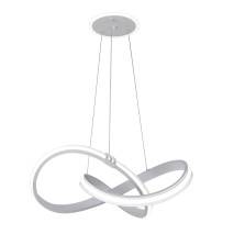 Colgante Glow Blanco 129w 3000-4000-6000k 10920lm  C/luz Ambiente Remoto Y Reg.intensidad Regx58x58cm