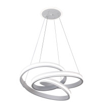 Colgante Free Blanco 161w 3000-4000-6000k 13416lm  C/luz Ambiente Remoto Y Reg.intensidad Regx55x55cm