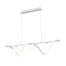 Colgante Century Blanco 151w 3000-4000-6000k 12590lm C/luz Ambiente, Remoto, Reg.intensidad Regx120x26cm