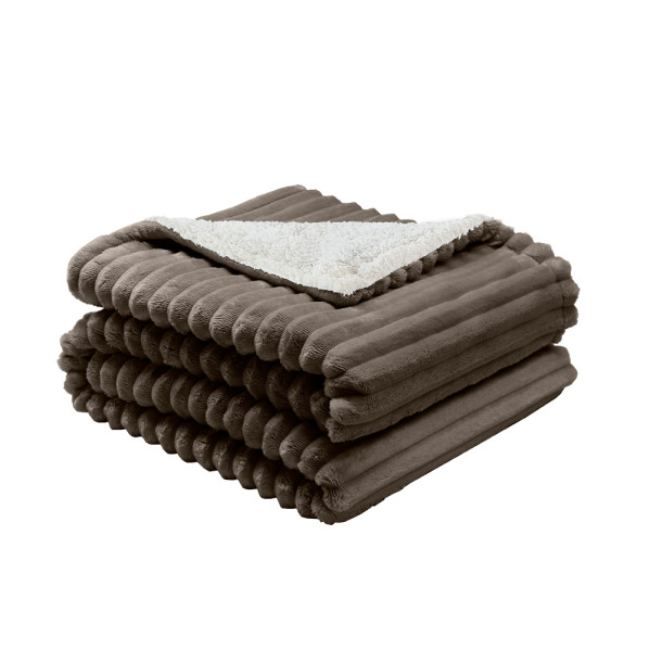 Manta Elect. Jaraiz Marron/blanco 160w 160x120cm 9nivel Autoapagado, Protec.seg.,lavable