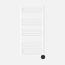 Toallero Electrico Scuti Blanco 750w 3modos Display  Tactil Anti-hielo Temporizador 109x52x9cm