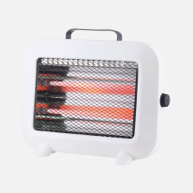 Estufa Elect.cuarzo Zorita 800w Blanco 2pot.tacto  Frio, Antivuelco, Asa 25x32,5x10,5cm