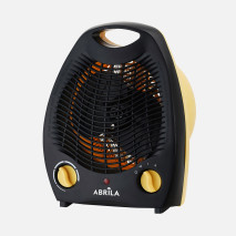 Termoventilador Elect.lubian 2000w Amarillo/negro 2potencias 3fun.sist.seguridad,Termostato Reg.26,5x21x13