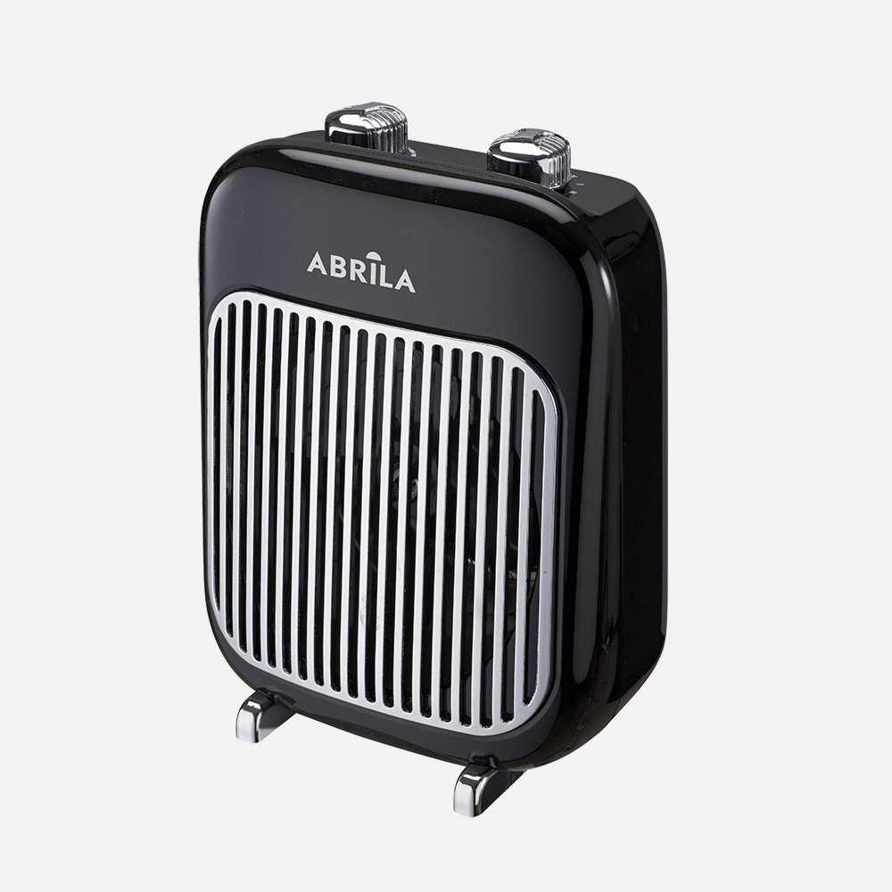 Termoventilador Elect. Espino 2000w Negro 2potencias,3funciones,Prot.seguridad,antivuelco,termost.28,7x22x14cm