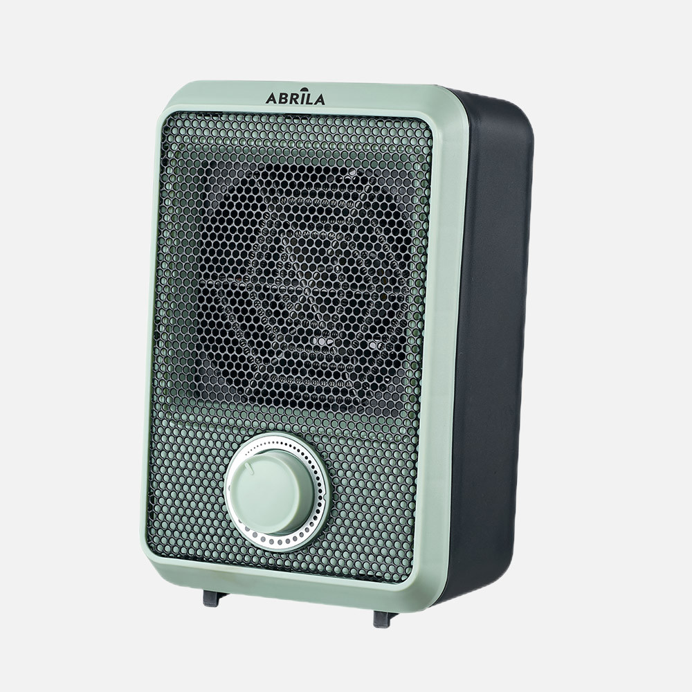 Termoventilador Elect.Carpe 600w Verde/negro Antivuelco,Prot.seguridad,termost.reg.18,7x11,7x10,3cm